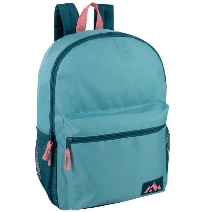 Wholesale Classic 18 Inch Front Pouch Backpack - Girls 5 Colors