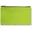 wholesale three ring pencil case in color lime green 