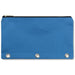 wholesale three ring pencil case in color blue
