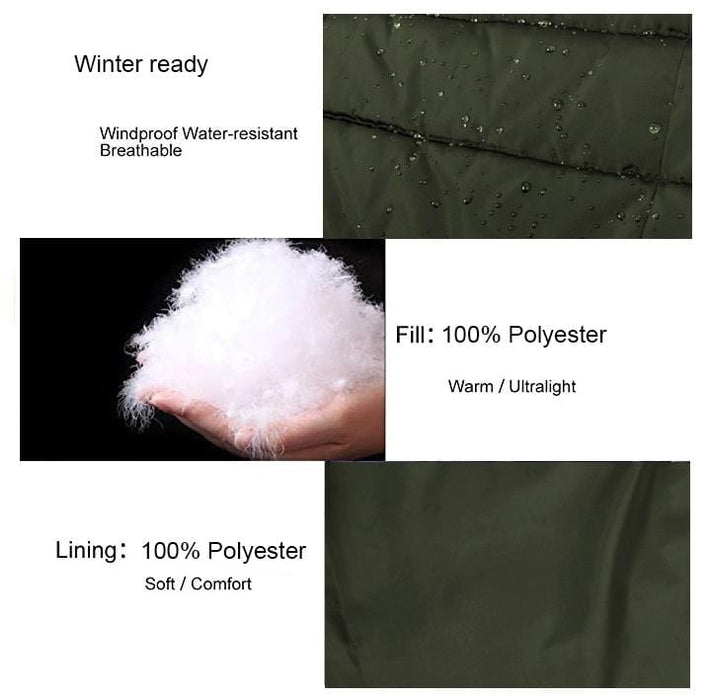Wholesale Men's Hooded Puffer Winter Coat - 3 Colors