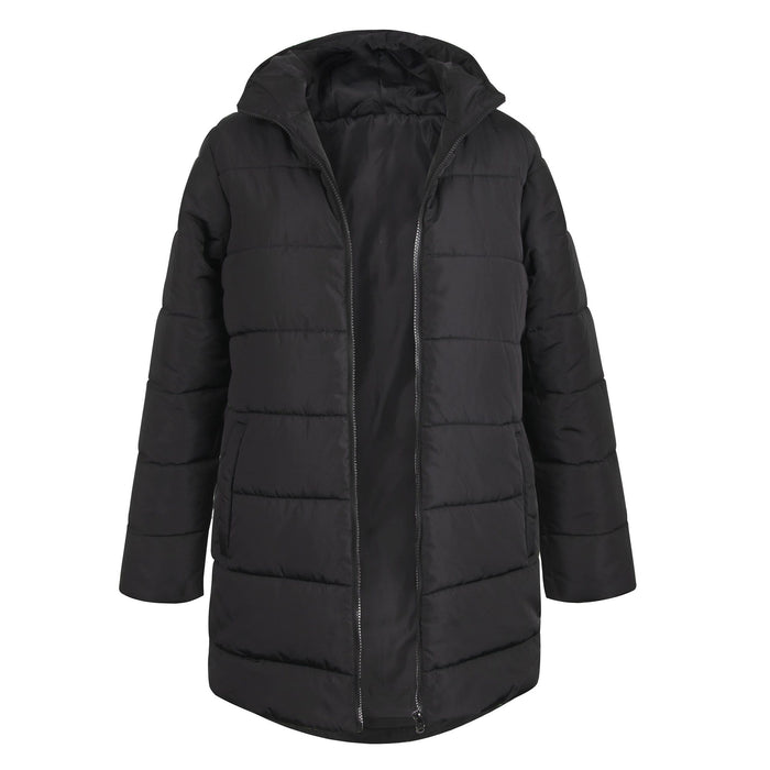 Wholesale Women's Hooded Puffer Winter Coat - 3 Colors