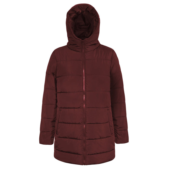 Wholesale Women's Hooded Puffer Winter Coat - 3 Colors
