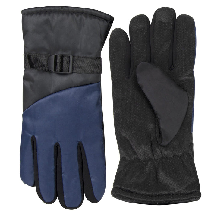 Wholesale Adult Winter Color Block Gloves - Assorted Colors