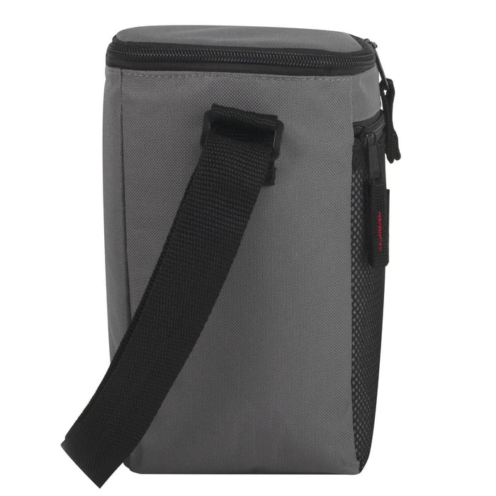 Wholesale Fridge Pak 6 Can Cooler Bag With Front Mesh Pocket