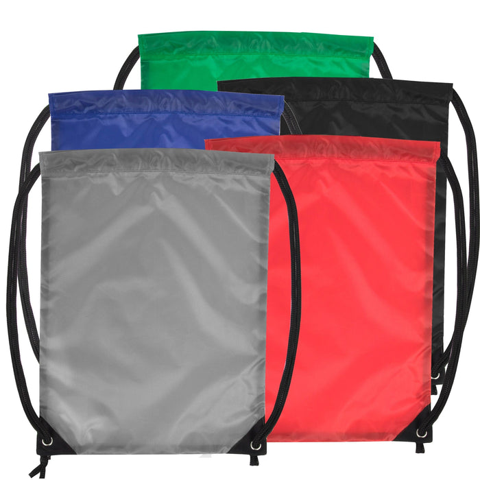Wholesale 18 Inch Basic Drawstring Gym Bag - 5 Colors