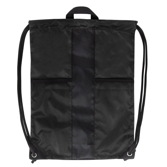 Wholesale Dual Mesh Pocket Drawstring Backpack - 4 Color
