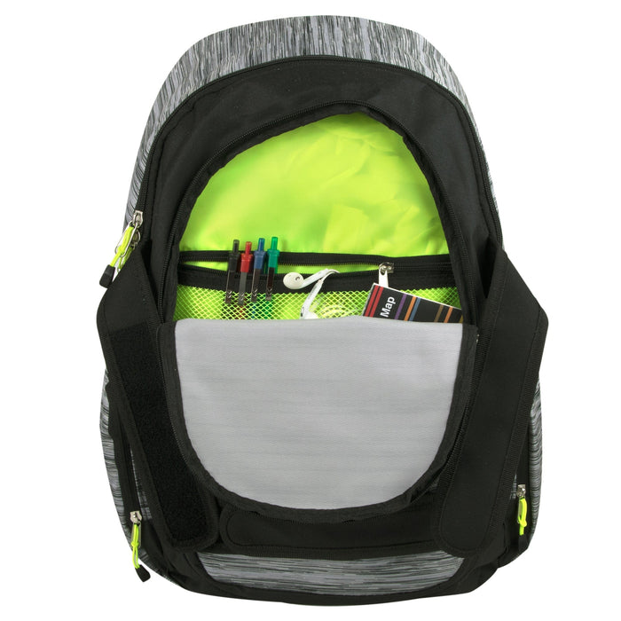 Wholesale 20 Inch Heather Double Strap Backpack With Padded Laptop Section