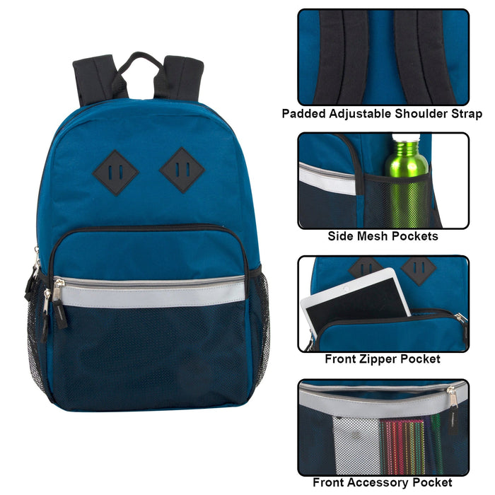 Wholesale Dome Reflective Pocket Backpack
