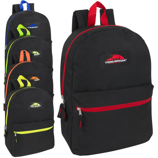 Wholesale Trailmaker Classic Backpack - 5 Pop Colors - BagsInBulk.ca