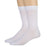 Wholesale Men's Solid Crew Socks - White