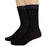 Wholesale Women's Solid Crew Socks - Black