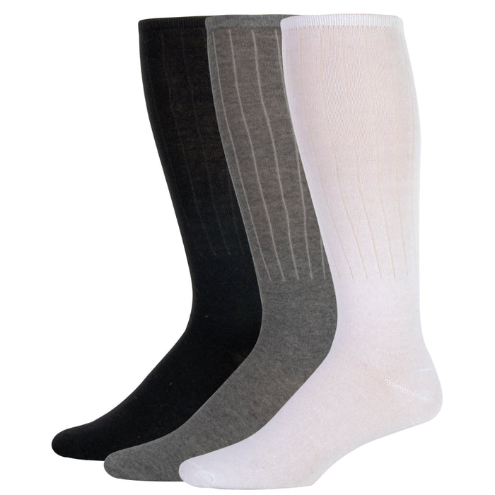 Wholesale Men's Solid Tube Socks - Assorted