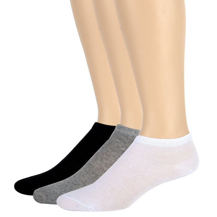 Wholesale Men's Solid Ankle Socks - Assorted