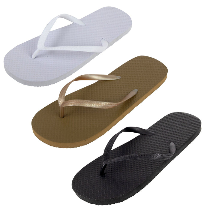 Wholesale Women's Flip Flops - Assorted Size and Colors