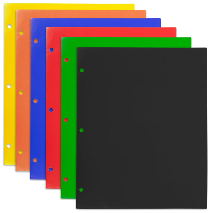 Wholesale Two Pocket Folders - Assorted Colors