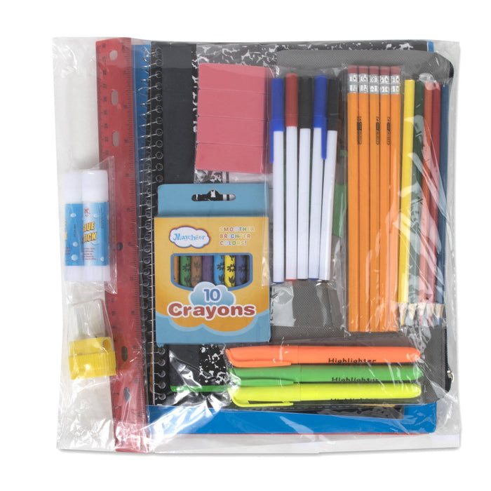 wholesale 45 piece school supply kit