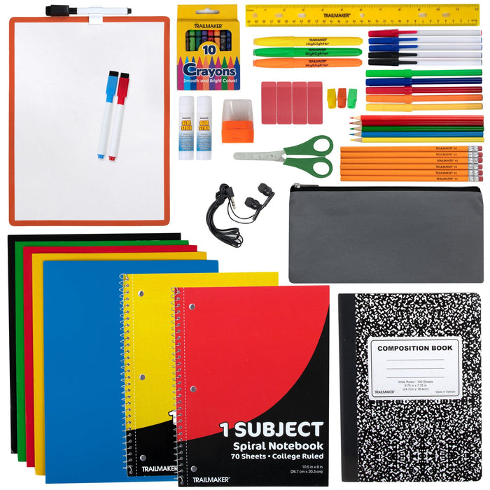 Wholesale 60 Piece School Supply Kit